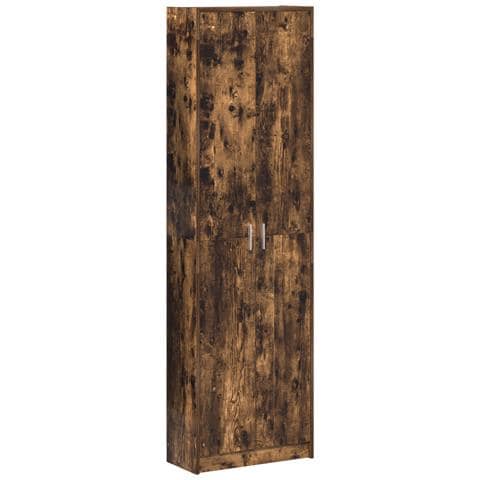 Armadio Rovere Affumicato 55x25x189 cm Legno Ingegnerizzato - Foto 1