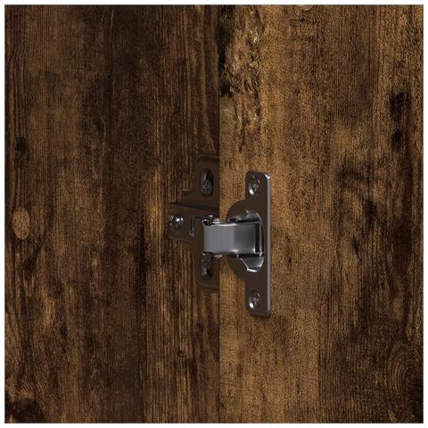 Armadio Rovere Affumicato 55x25x189 cm Legno Ingegnerizzato - Foto 9