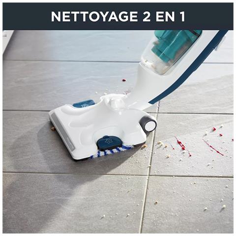 Pulitore A Vapore E Aspirapolvere 2 In 1, 1500w, Blu - Ry7777wh - Foto 6