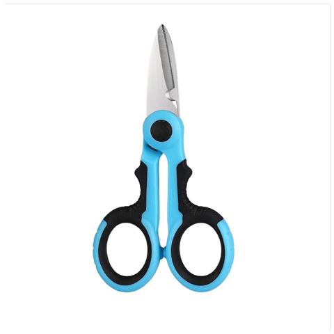 Forbici Da Elettricista Professionali Per La Pesca: Multiuso, Acciaio Inossidabile Black+blue - Foto 5