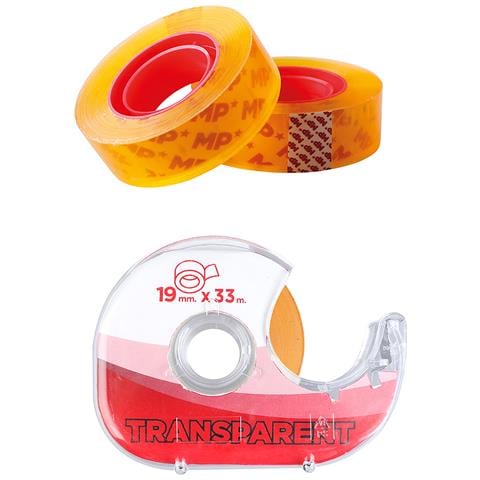 Set 2 Pz Nastro Adesivo Trasparente Con Distributore - Foto 1