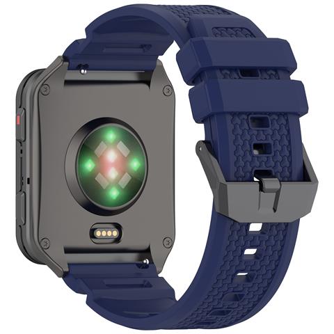 Cinturino In Silicone Compatibile Con Garmin Venu X1: Sportivo, Traspirante E Confortevole Blue - Foto 2