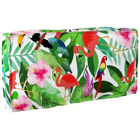 Cuscino per pallet per schienale Tropical Jungle 80x40x12 cm in tessuto Oxford - Foto 1