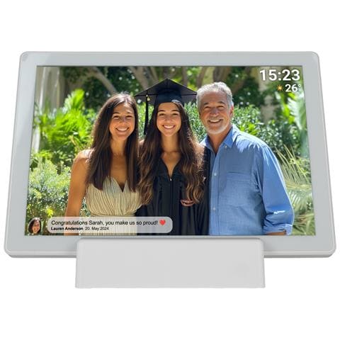 PFF-1070W cornice per foto digitali Bianco 25,6 cm (10.1") Touch screen Wi-Fi - Foto 10