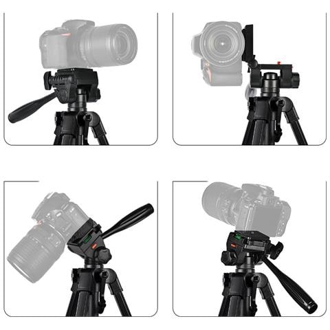 Treppiede Portatile In Lega Di Alluminio Da 0,63 M Con Borsa In Nylon E Clip A E Per Streaming Live E Fotografia, Compatibile Con Smartphone - Foto 5