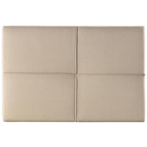 Testiera Imbottita Sicilia 90x60 Cm Beige - Foto 2