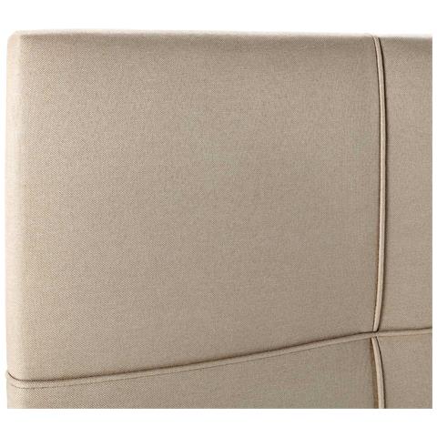 Testiera Imbottita Sicilia 90x60 Cm Beige - Foto 6
