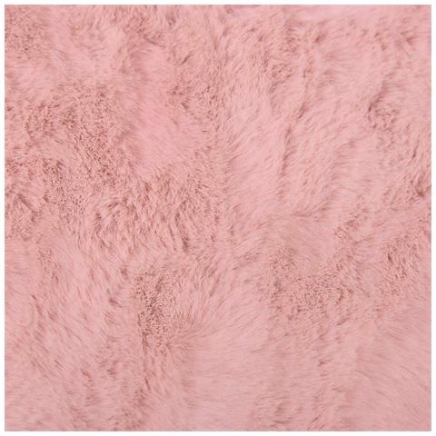 Tappeto in Pelliccia Sintetica di Coniglio Olite Rosa - Foto 9