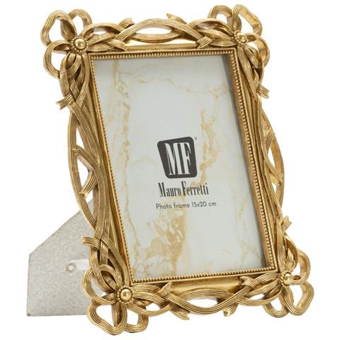 Cornice Portafoto Knot Oro Con Decoro A Nodi 15x20 Cm - Foto 1