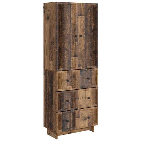 Set di armadi 2 pcs 66 x 34,5 x 90 cm Legno ingegnerizzato - Foto 1