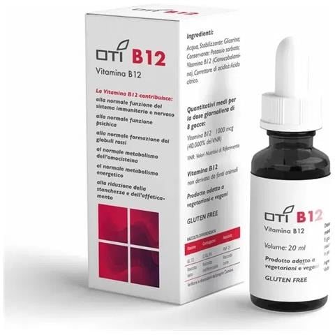 Oti B12 Vitamina B12 Gocce 20 ml - Foto 1