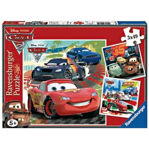 Puzzle Cars 2 Giro Intorno al Mondo 3x49 pz 18 x 18 cm 09281 - Foto 3