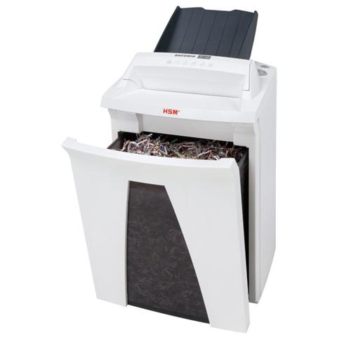 Distruggidocumenti a Frammento AF150 Automatico con cestino da 34L capacità di 6-7 fogli - Bianco - Foto 1