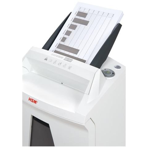 Distruggidocumenti a Frammento AF150 Automatico con cestino da 34L capacità di 6-7 fogli - Bianco - Foto 6