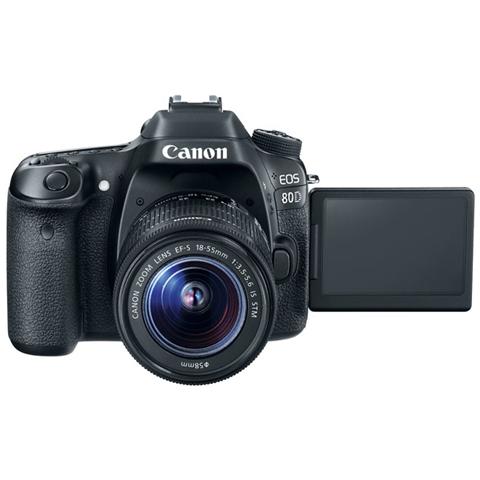 EOS 80D Kit + EF-S 18-55mm f / 3.5-5.6 IS STM Sensore CMOS 24,2 Mpx Full Frame Display Touch 3" Orientabile Wi-Fi Stabilizzata Filmati Full HD - Foto 2