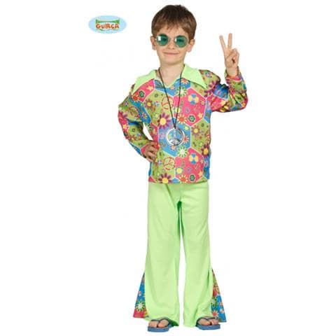 Costume Da Hippie - Per Bambini Di 10/12 Anni Alti 140/158 Cm - Foto 1