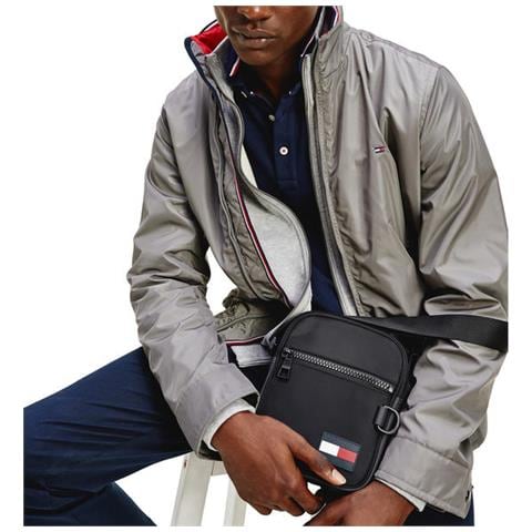 Borsello Tommy Mini Reporter Black Am0am05827bds - Foto 5