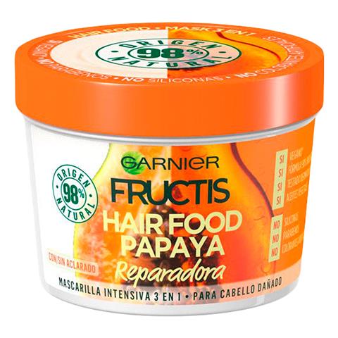Maschera Riparatrice Per Capelli Hair Food Papaya Garnier (390 Ml) - Foto 2