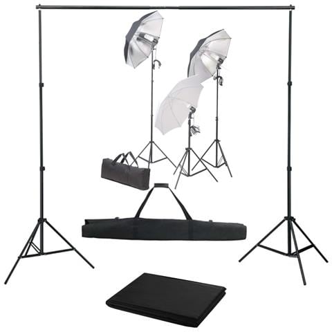 Kit Studio Fotografico Con Set Luci E Fondale - Foto 1