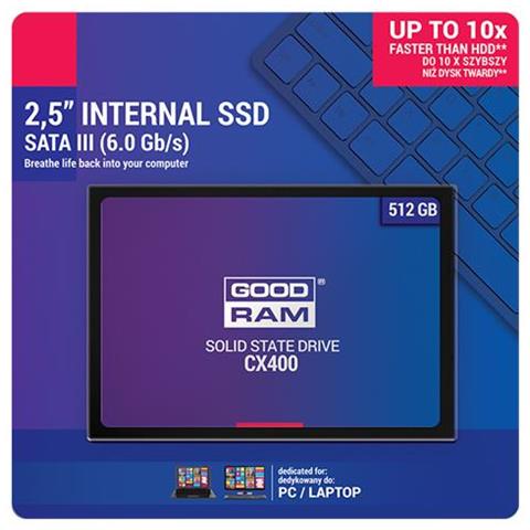 Ssd Goodram Cx400-g2 512gb Sata Iii 2,5 - Retail Box - Foto 1