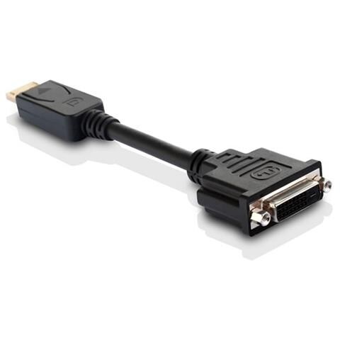 DPDVI015, DisplayPort, DVI-I 24+5, Maschio / femmina, Nero, 0,15m - Foto 1