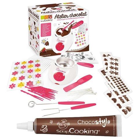 Kit Per Fonduta Al Cioccolato + Penna Alimentare Al Cioccolato - Foto 1