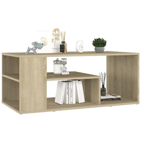 Tavolino da Salotto Rovere Sonoma 100x50x40cm Legno Multistrato - Foto 2