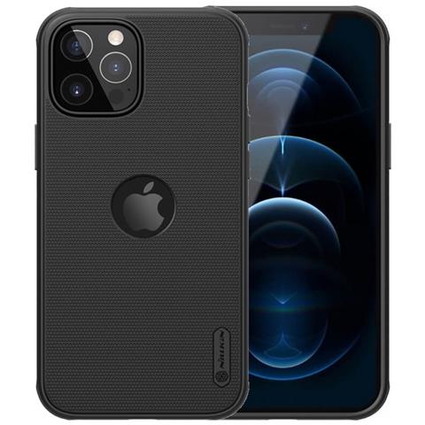 Nillkin Custodia Frosted Shell Posteriore Rigida Antiscivolo Magnetica Apple Iphone 12 Pro Max Black - Foto 1