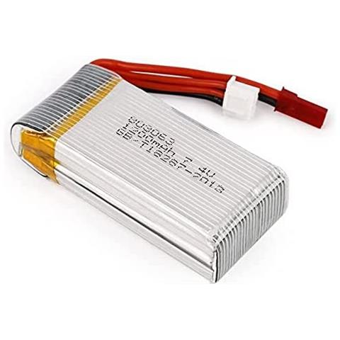 1 Pezzo Batteria Lipo Ricaricabile (7.4v 1200mah) Per Drone Quadricottero Mjx X101 - Foto 1