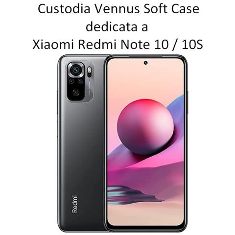 Vennus Custodia Tpu Silicone Lite Cover Soft-case Per Xiaomi Redmi Note 10 - 10s Light Pink - Foto 2