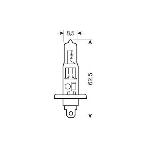12v Night Breaker Laser - H1 - 55w - P14,5s - 2 Pz - Scatola Plast. - Foto 2