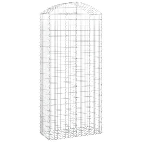 Cesto Gabbione Ad Arco 100x50x220/240 Cm Ferro Zincato - Foto 1