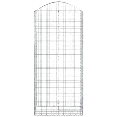 Cesto Gabbione Ad Arco 100x50x220/240 Cm Ferro Zincato - Foto 2
