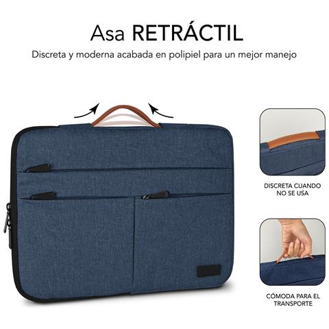 SUBLS-AP36003 borsa per laptop 35,6 cm (14") Custodia a tasca Blu - Foto 2
