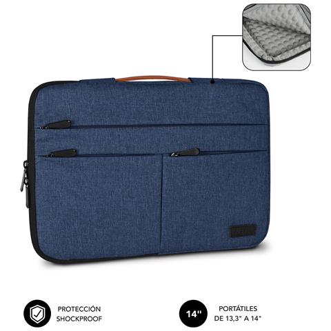 SUBLS-AP36003 borsa per laptop 35,6 cm (14") Custodia a tasca Blu - Foto 7