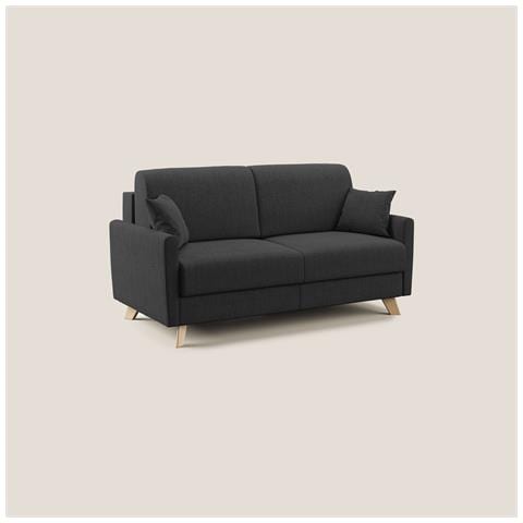 Edgar Divano letto matrimoniale in tessuto felis impermeabile T03 200 cm (mat. 160x197) antracite - Foto 1