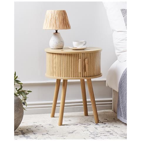 Comodino Legno Chiaro Selah - Foto 1