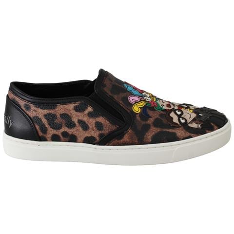 Mocassini #dgfamily In Pelle Leopardata - Eu36/us5.5 - Foto 1