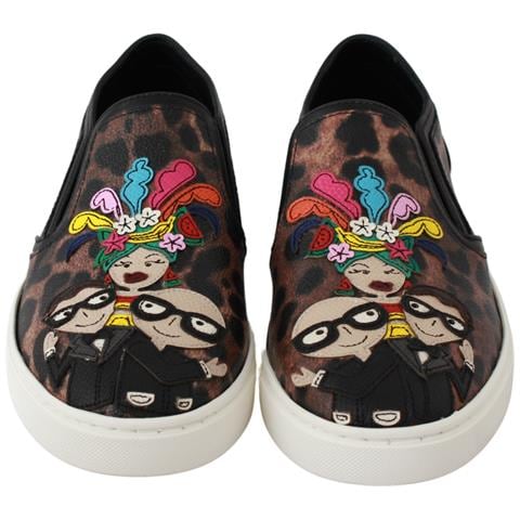 Mocassini #dgfamily In Pelle Leopardata - Eu36/us5.5 - Foto 2