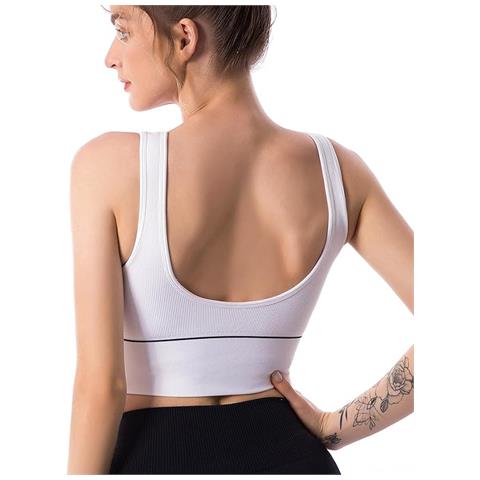 Reggiseno Sportivo Donna Bianco S - Foto 2