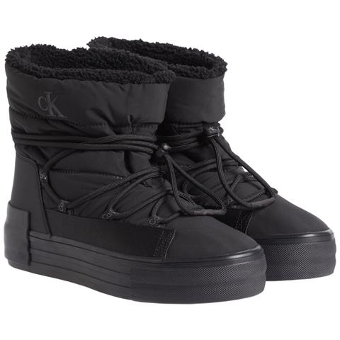 Bold Vulc Flatf Snow Boot Stivaletti Sintetico Scarpe Donna Nero Eu 38, Yw0yw01181 0gt - Foto 2