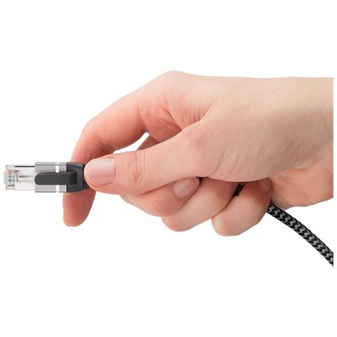 Goobay 74403 adattatore per inversione del genere dei cavi USB 3.1 type A RJ45 Nero, Argento - Foto 12