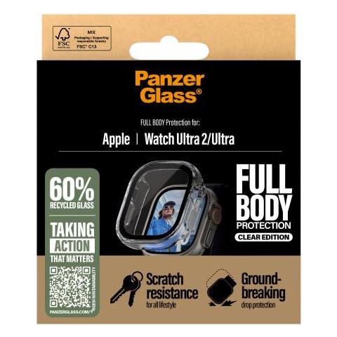 Pg Scrn Snap Fb Tp Watch Ultra 2024 Trasparente Polietilene Tereftalato (pet) - Foto 2