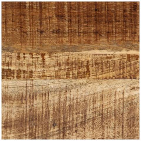 Tavolino Da Salotto 45x45x35 Cm Legno Massello Di Mango Grezzo - Foto 8