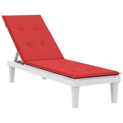 Cuscino Per Sdraio Rosso (75+105) x50x4 Cm - Foto 2