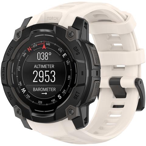 Cinturino In Silicone Per Garmin Instinct 3 (45 Mm) - Cachi - Foto 2