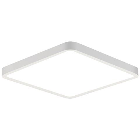 Plafoniera Led Quadrata Per Soggiorno, 23 Cm, Bianca, 6500 K, Ideale Per Cucina O Corridoio - Foto 1