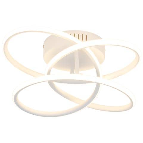 Plafoniera Led Quadrata Per Soggiorno, 23 Cm, Bianca, 6500 K, Ideale Per Cucina O Corridoio - Foto 1