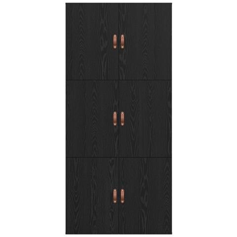 Struttura letto contenitore Nero Rovere 100x200 cm - Foto 9