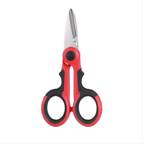 Forbici Da Elettricista Professionali Per La Pesca: Multiuso, Acciaio Inossidabile Black/red - Foto 5